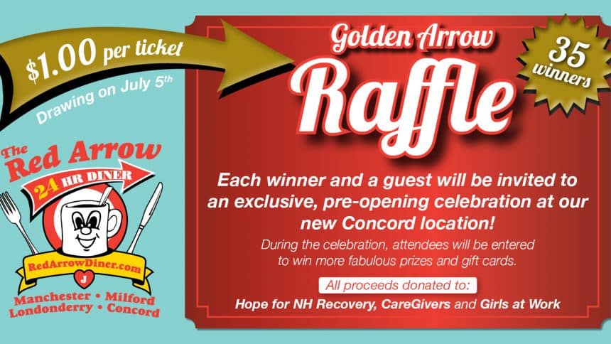 Red Arrow Golden Arrow Raffle