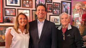 Governor Ron DeSantis visits Red Arrow Diner in Manchester.