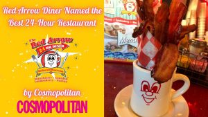 Red Arrow Diner Manchester named the best 24-hour restaurant in New Hampshire by Cosmopolitan.