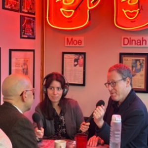 Jonathan Freedland of The Guardian Politics Weekly America visits Red Arrow Diner Manchester ahead of the New Hampshire First in the Nation Primary.