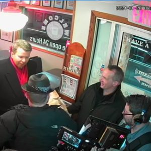 Neil Cavuto of Cavuto LIVE visits Red Arrow Diner Manchester ahead of the New Hampshire First in the Nation Primary.