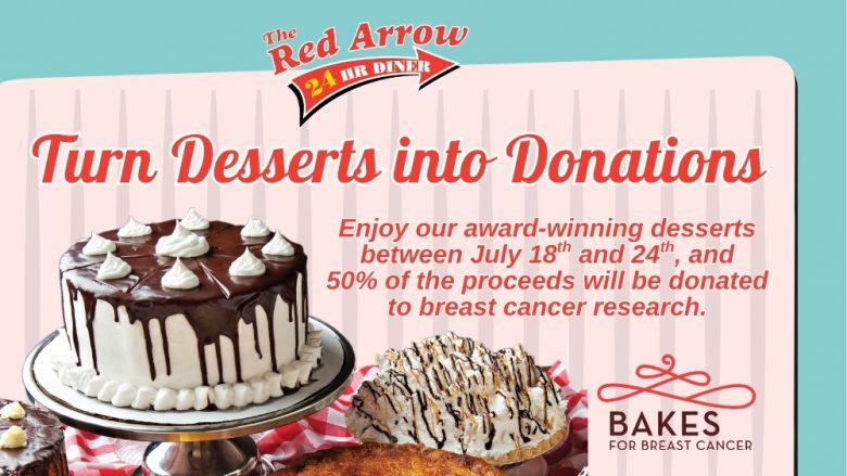 Red Arrow Diner Teams up with Bakes for Breast Cancer