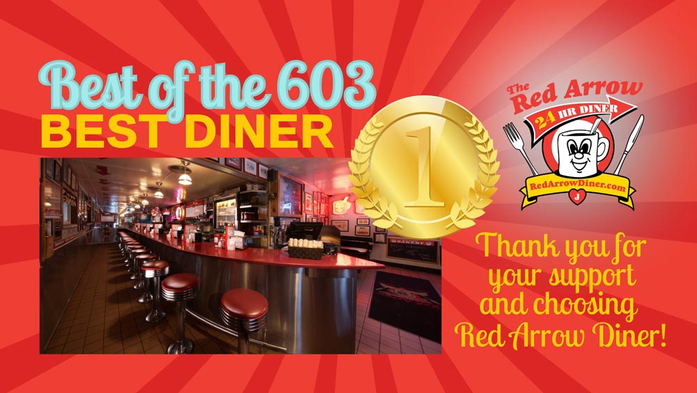 Red Arrow Diner: Proud 2024 Best of the 603 Winner